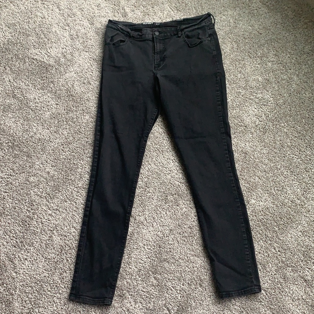 Old Navy Long Super-Skinny Mid-Rise Jeans